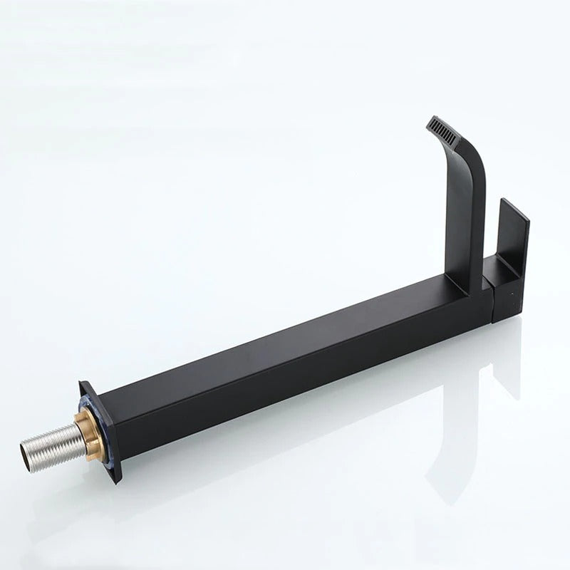 Matte Black Single Handle Cold Water Faucet for Sink