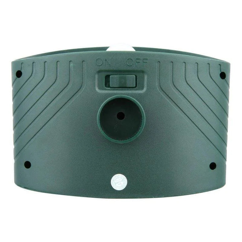 Solar Powered Ultrasonic Deer Repeller - Motion Activated Animal Scarer - 2425 Sq Ft Coverage