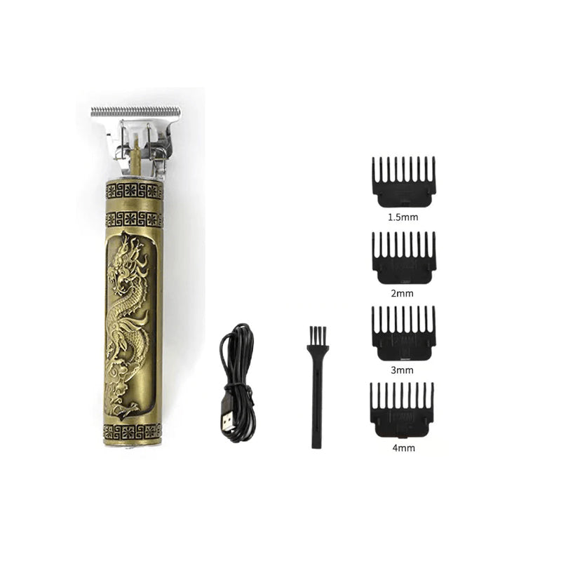 Wireless Rechargeable Hair Clipper with T-Blade for Precise Cuts