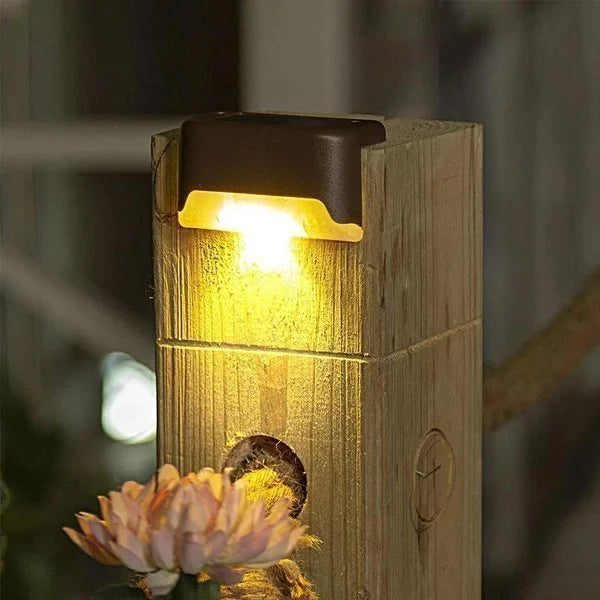 Solar-Powered Outdoor Wall Light - Waterproof Garden Lamp