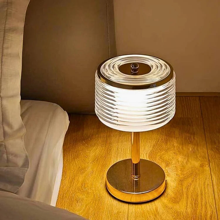 Ring-Shaped LED Table Lamp - Eco-Friendly GlowRing Design