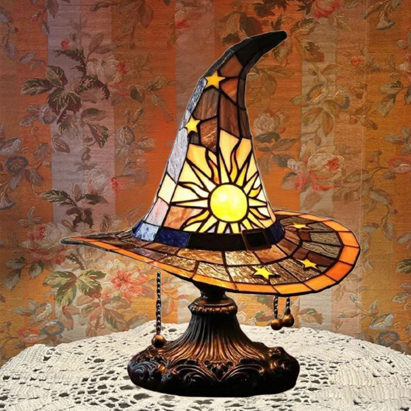 Witch Hat LED Night Light with Warm Glow