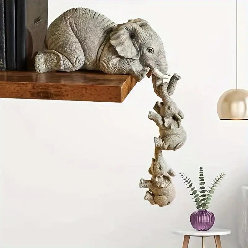 Elegant Elephant Decorative Ornament for Home Accents
