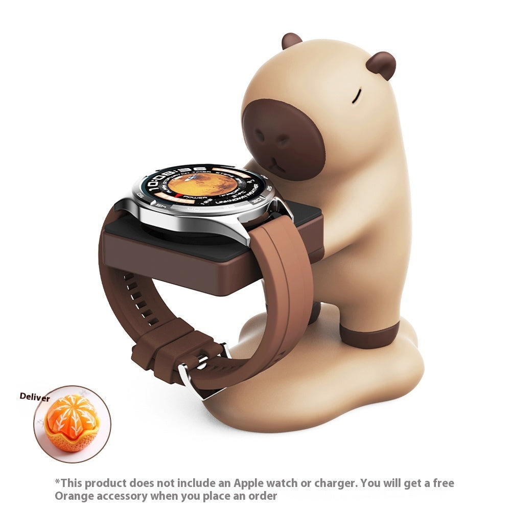 Capybara Apple Watch Charging Dock