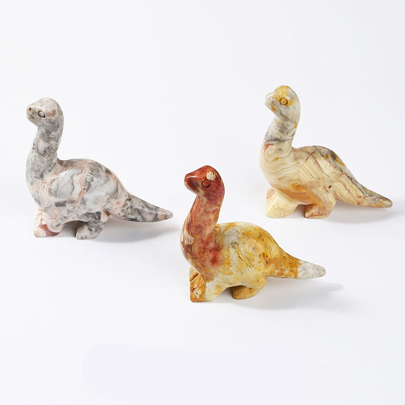 Crystal Dinosaur Gemstone Decor 2.5 Inch Natural Stone Figurine