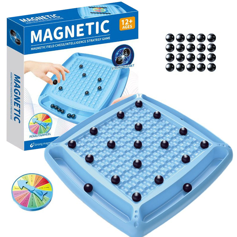 Magnetic Chess Game with Logic-Based Gameplay and Engaging Penalty System