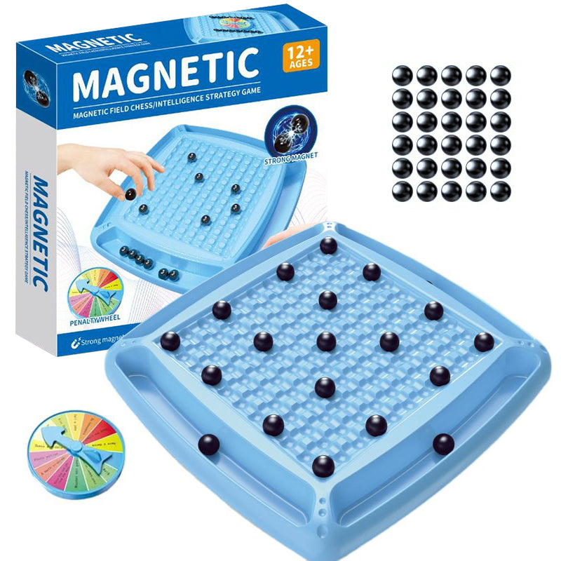 Magnetic Chess Game with Logic-Based Gameplay and Engaging Penalty System