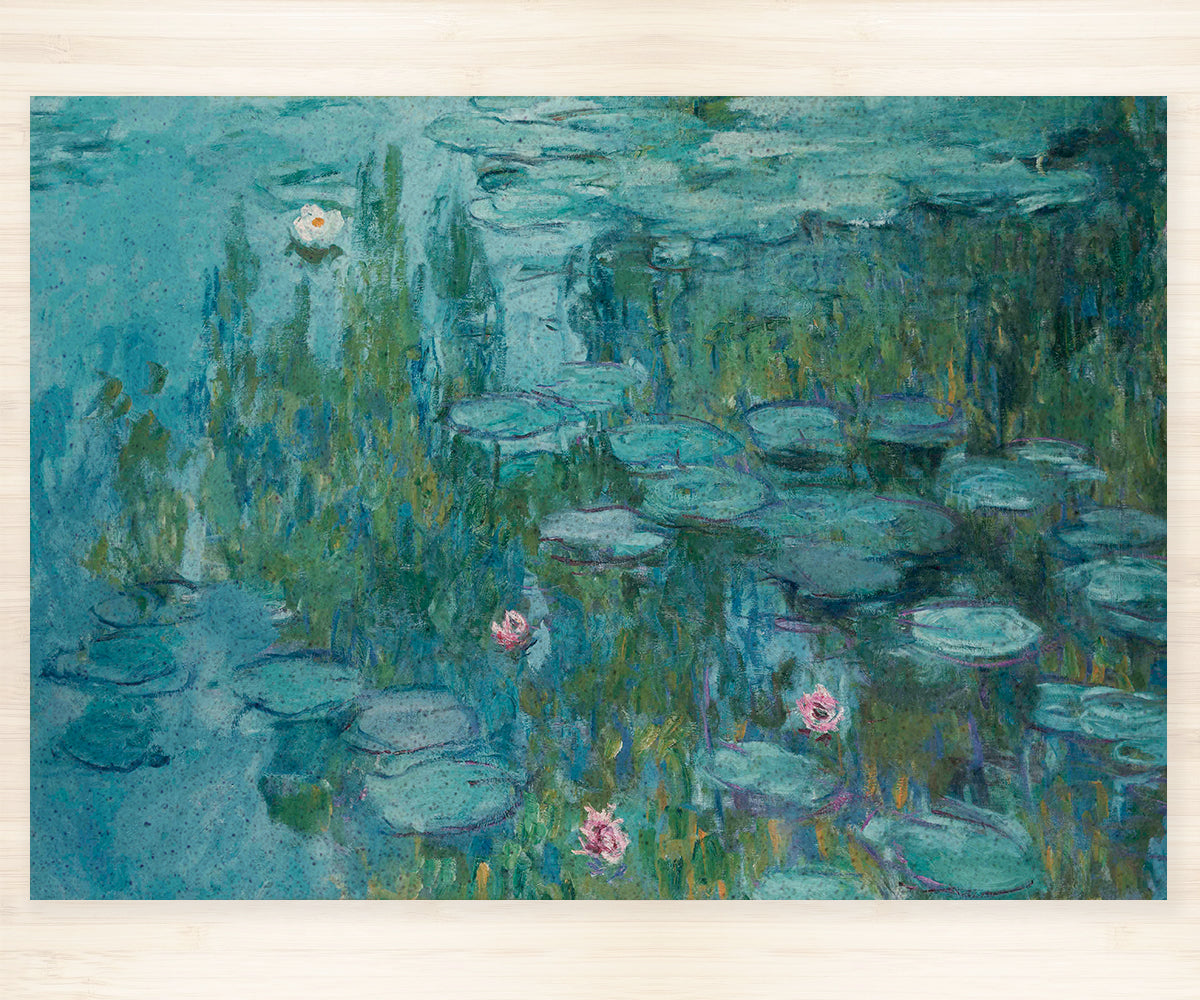 Non-Slip PVC Water Lily Entrance Mat