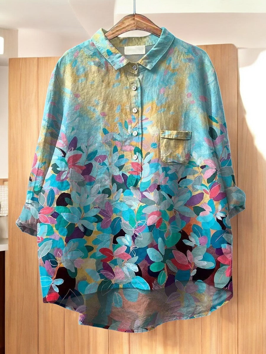 Zariana - Printed Garden Blouse