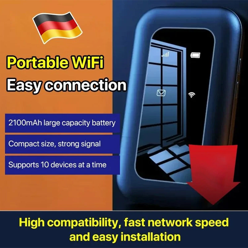 Wireless Portable WiFi Hotspot with 4G Connectivity