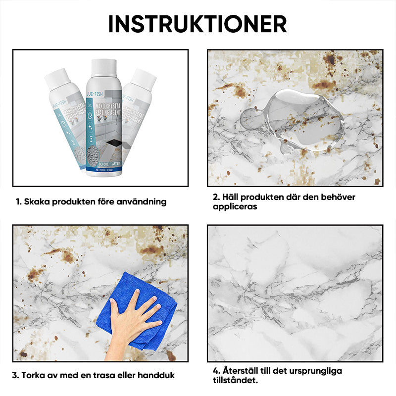Nano Crystal Coating for Sealed Stone Surfaces