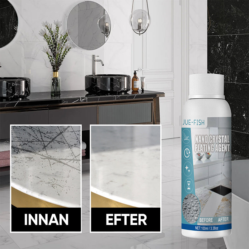 Nano Crystal Coating for Sealed Stone Surfaces