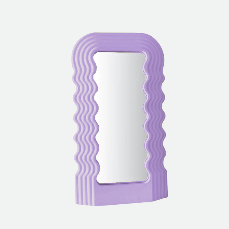 Wavy Retro Mirror in Fun Colors