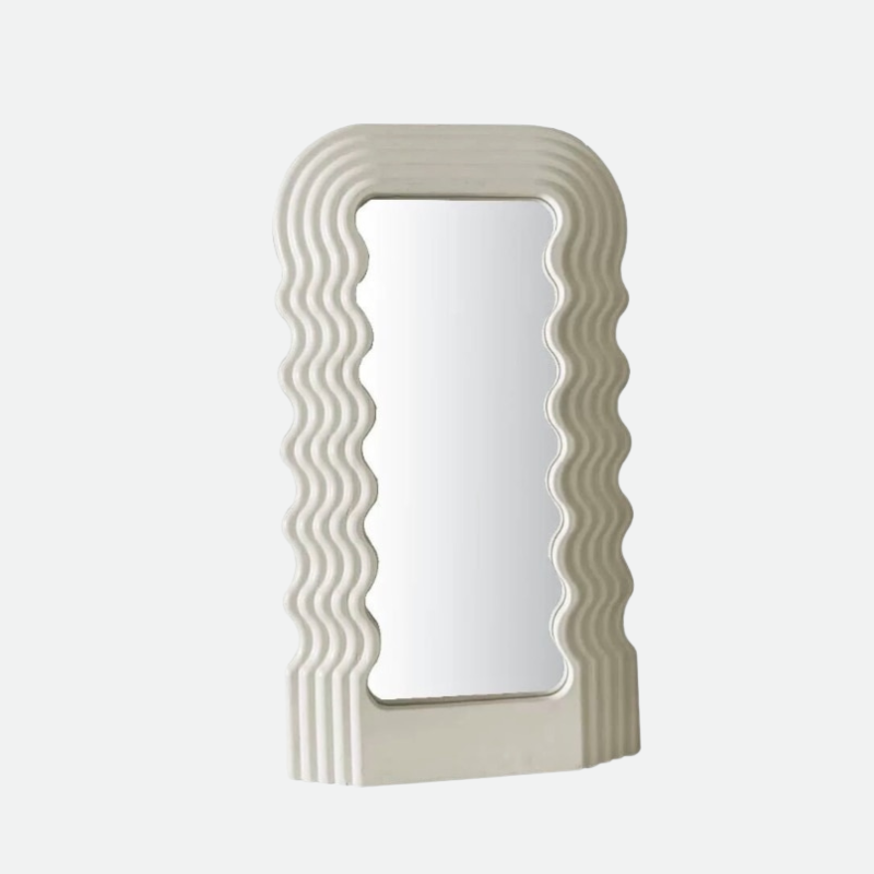 Wavy Retro Mirror in Fun Colors