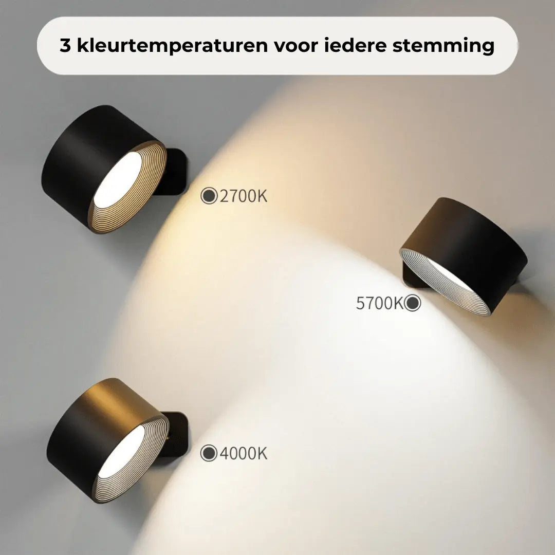 Rechargeable Wireless 360° Swivel Wall Lamp