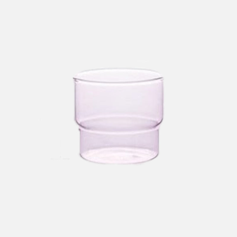 Stackable Borosilicate Drinking Glasses - Eco-Friendly, Dishwasher & Microwave Safe
