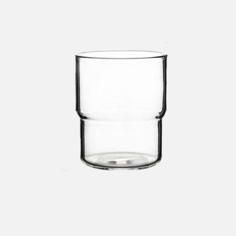 Stackable Borosilicate Drinking Glasses - Eco-Friendly, Dishwasher & Microwave Safe