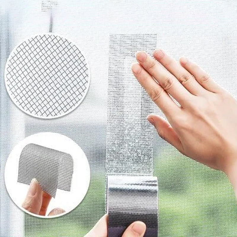 Window Screen Repair Kit - Heavy-Duty Adhesive Tape for Quick Fixes