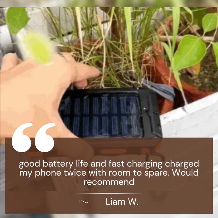 10,000mAh Rugged Solar Power Bank with Dual USB Ports