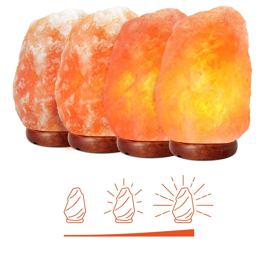 Himalayan Salt Lamp with Dimming Switch - Natural Pink Rock Salt