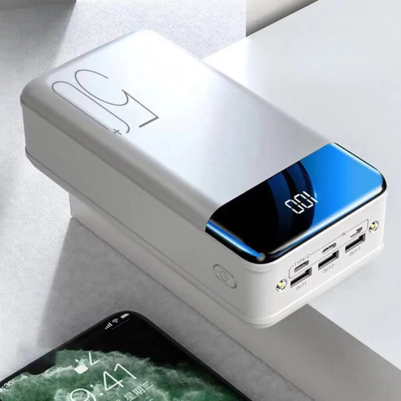 50,000 mAh Ultra High-Capacity Portable Power Bank