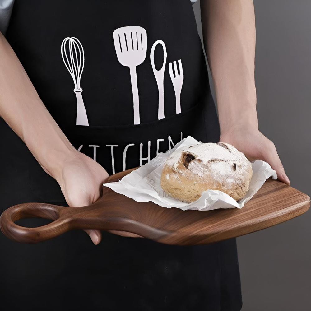 Wooden Chopping Board with Ergonomic Handle