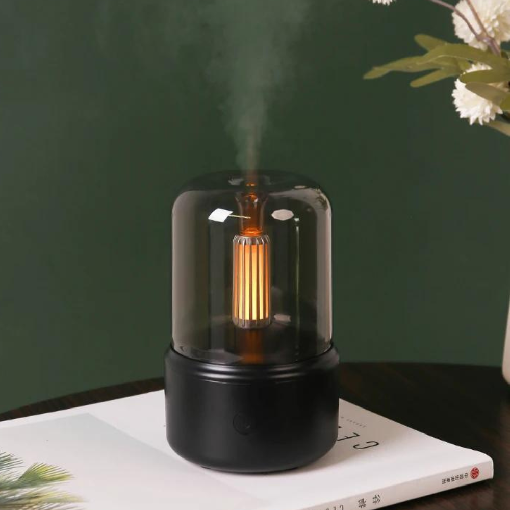 Retro Aroma Diffuser with Night Light and USB Power