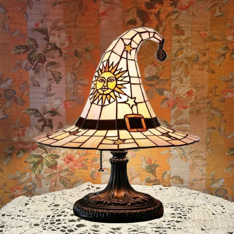 Witch Hat LED Night Light with Warm Glow