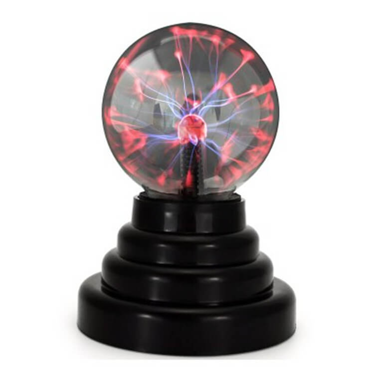 Electrostatic Ion Ball LED Table Lamp - Black Ambient Light