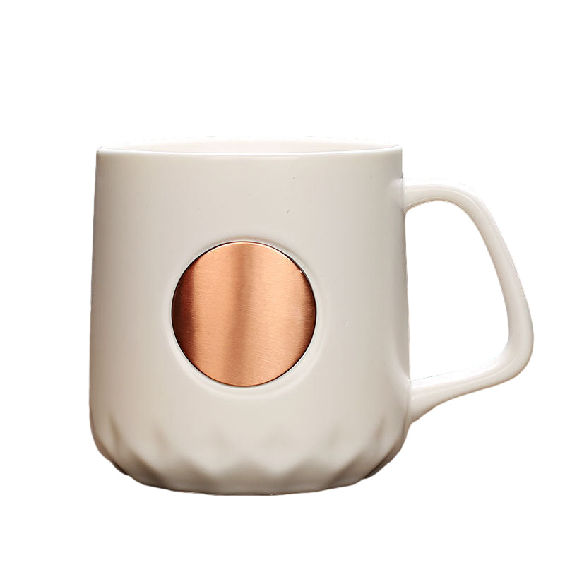 Ceramic Bronze Coffee Mug - Versatile Hot Beverage Cup