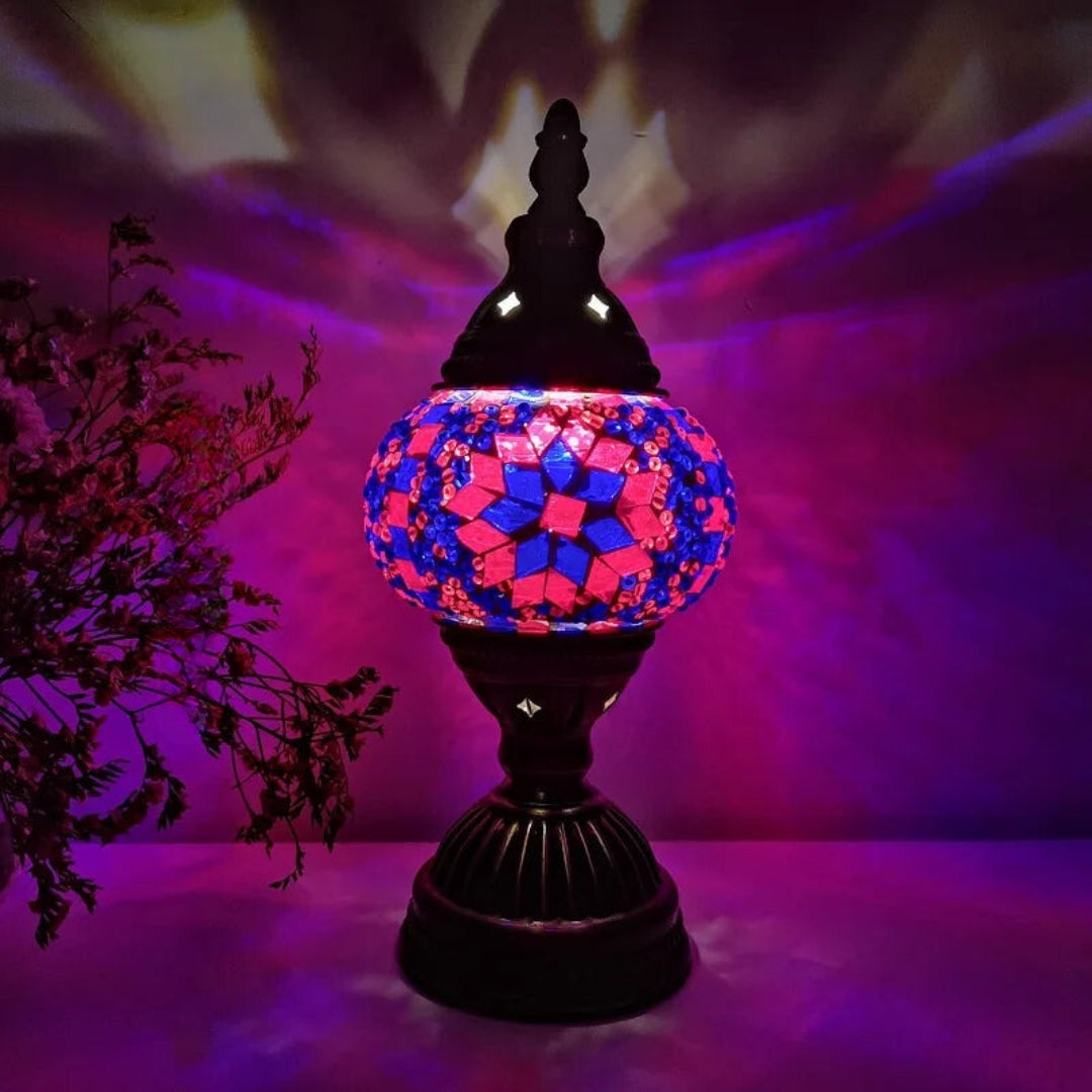 Colorful Handcrafted Mosaic Table Lamp