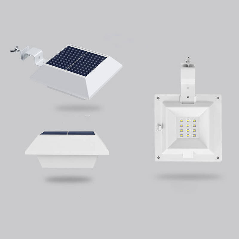 Solar UFO Outdoor LED Wall Light - Modern Aluminum Design