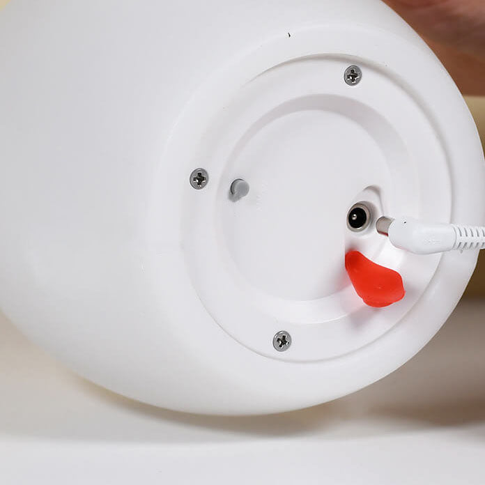 RGB Egg-shaped LED Table Lamp - Contemporary ABS Design