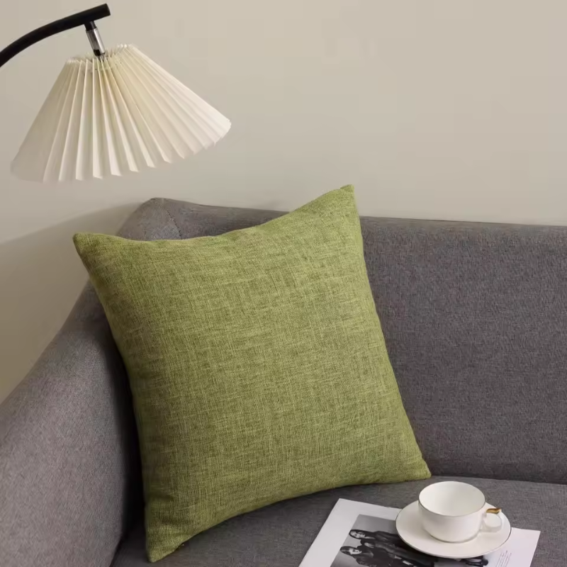 Cotton Linen Decorative Pillowcases for Sofa and Chair