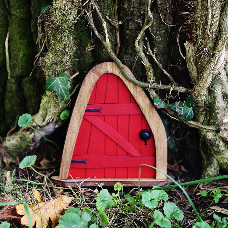 Miniature Wooden Fairy Door for Imaginative Decor
