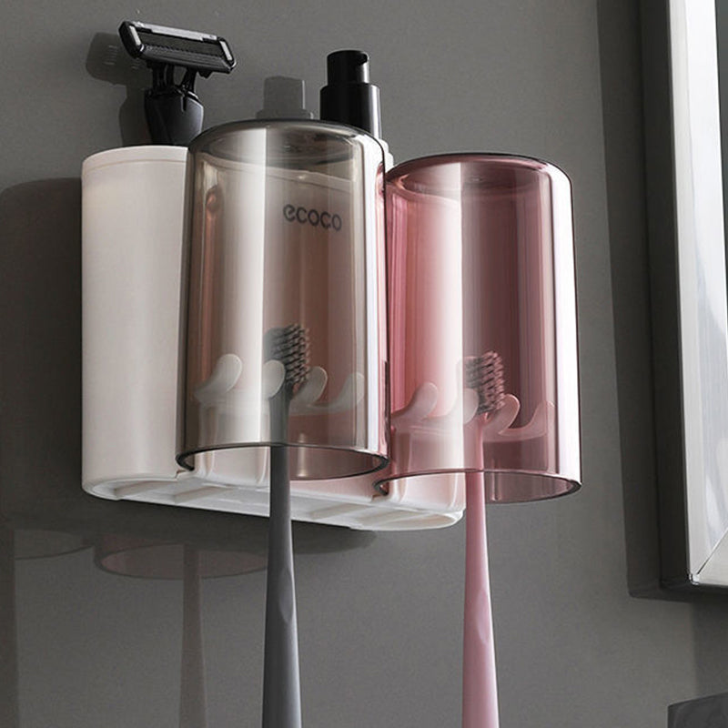 Drill-Free Suction Cup Toothbrush Holder