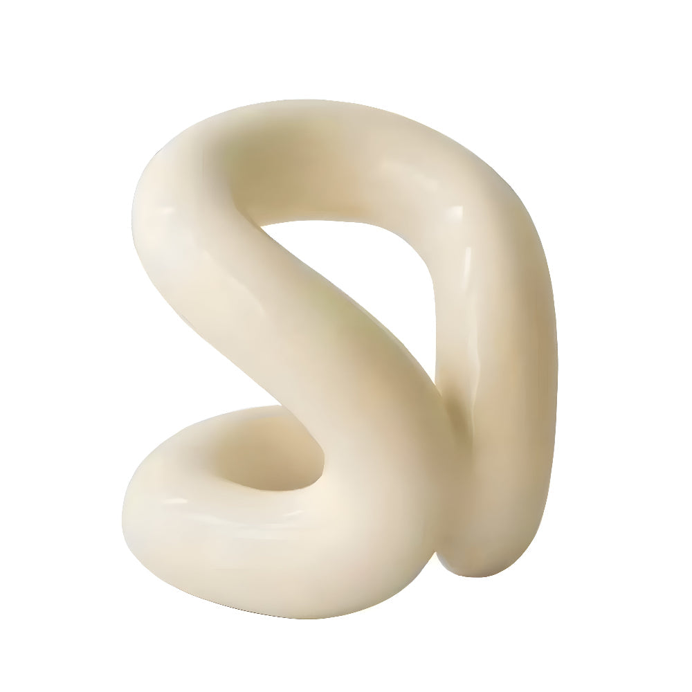 Ceramic Organizer with Rope-Knot Detail