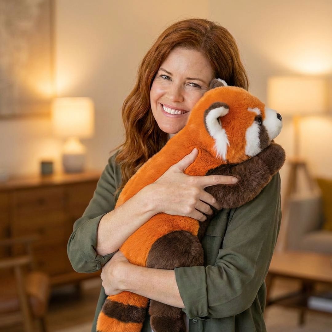 Long Plush Animal Cuddle Toy for Comfort and Relaxation
