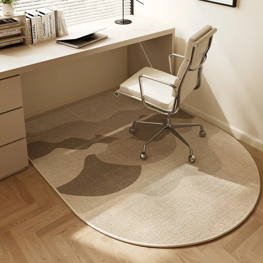 Non-Slip Office Chair Mat with Modern Geometric Design