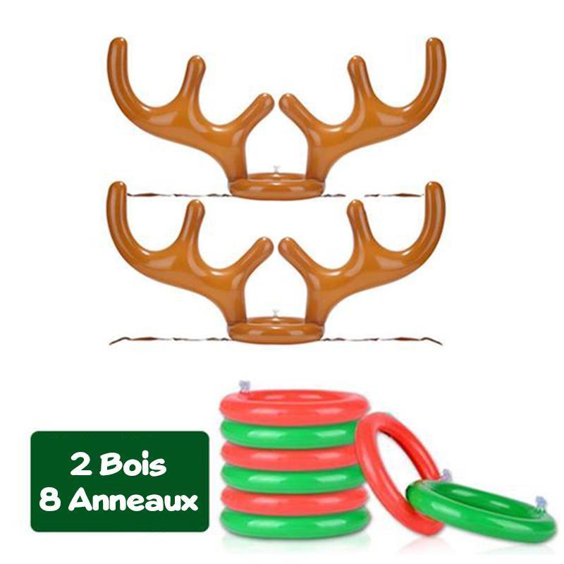 Inflatable Christmas Reindeer Ring Toss Game