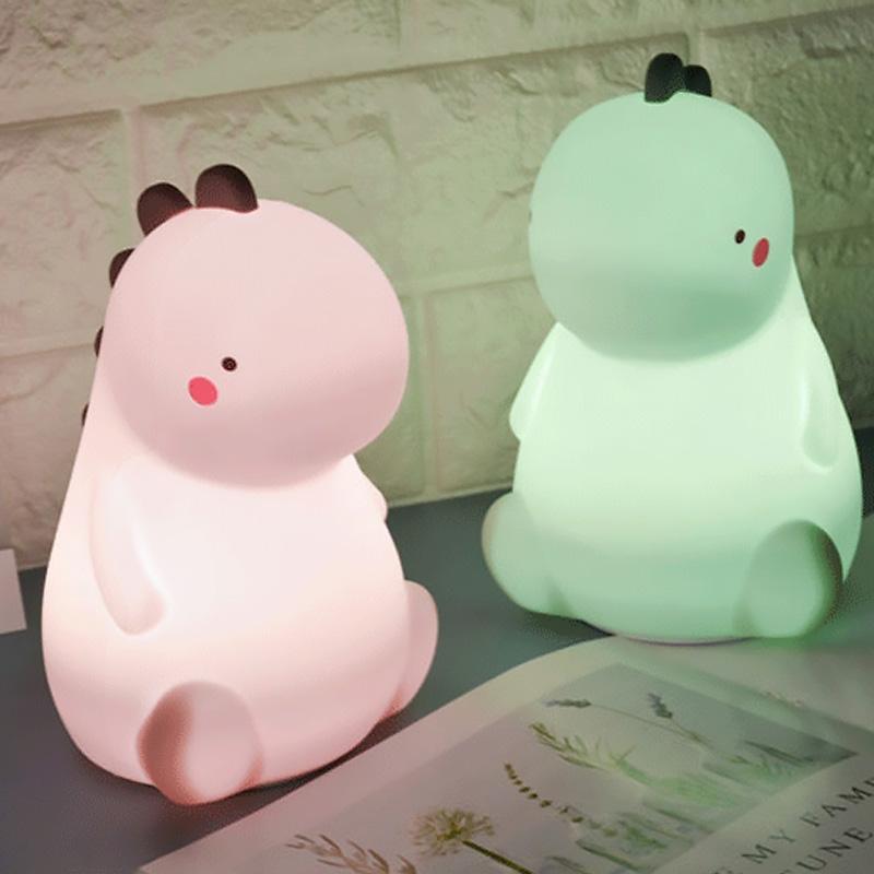 Rechargeable Color-Changing Dinosaur Night Light