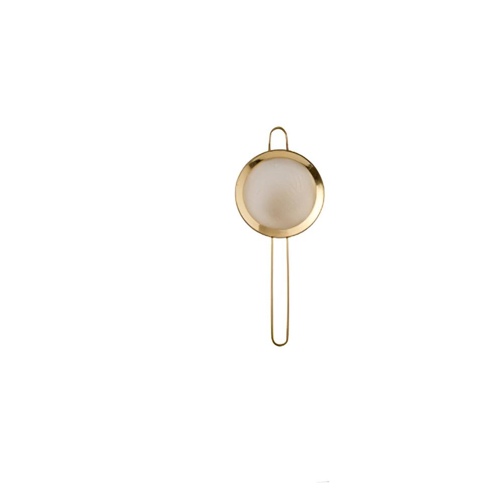 Gold Plated Stainless Steel Fine Mesh Strainer
