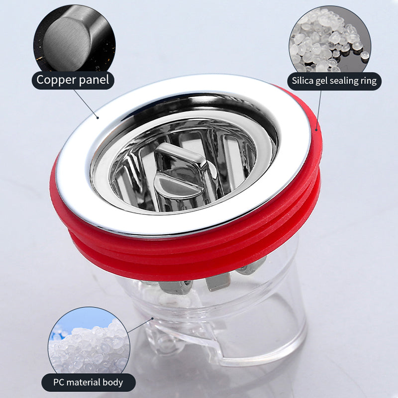 Odorless Silicone Floor Drain with Insect and Odor Control
