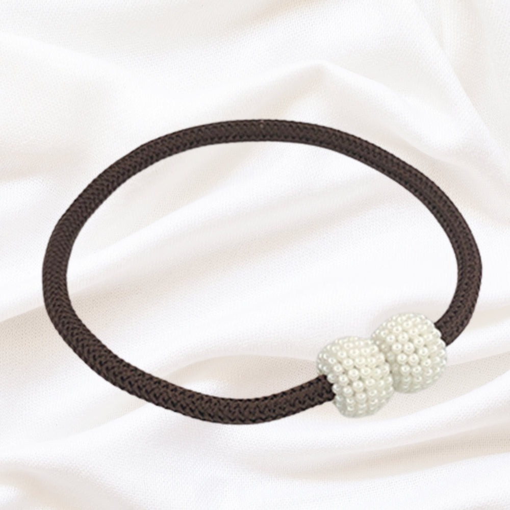 Magnetic Faux Pearl Curtain Tie Backs - 2 Piece Set