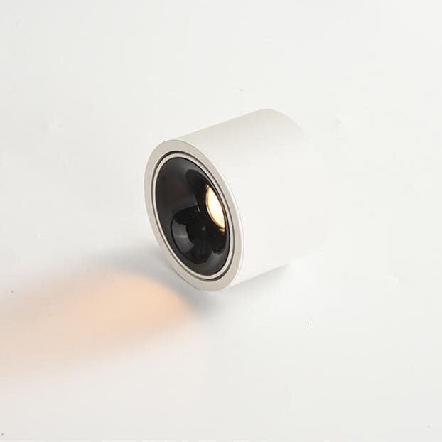 Adjustable Minimalist LED Recessed Ceiling Light in Black or White