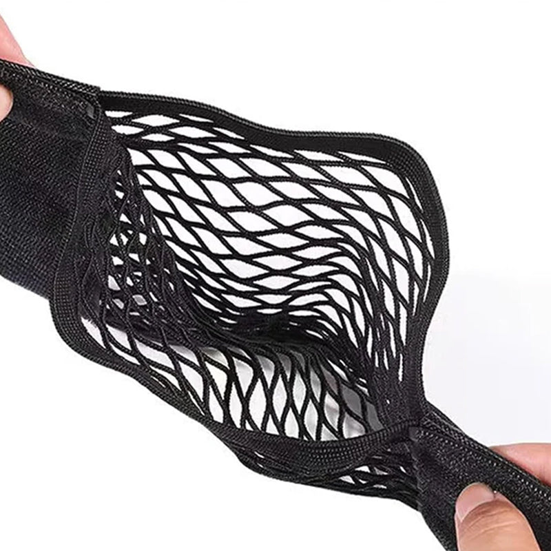 Stretchable Mesh Storage Bag with Adhesive Tape