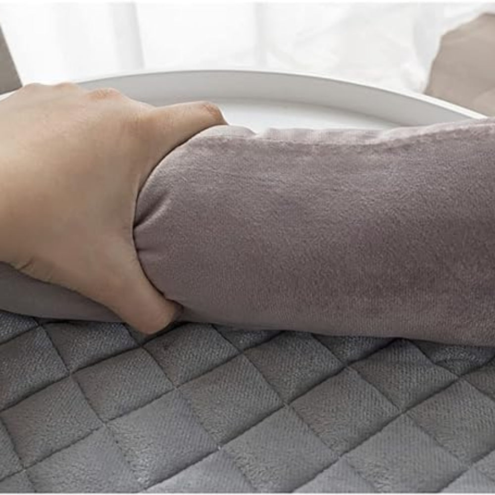 Water-Resistant Quilted Pet Sofa Protector with Bolster Cushions