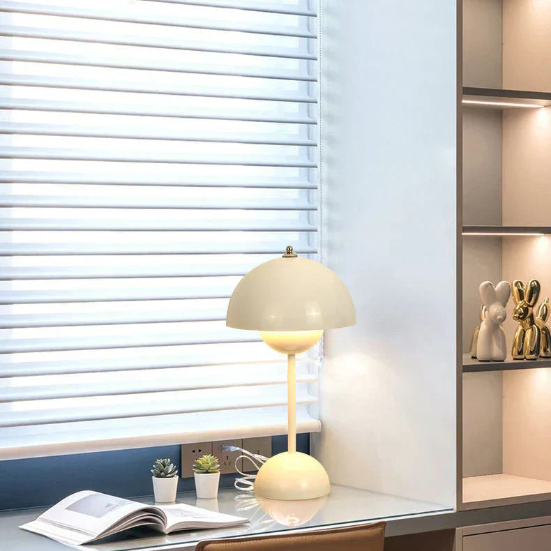Modern Metal LED Table Lamp - Warm White Illumination