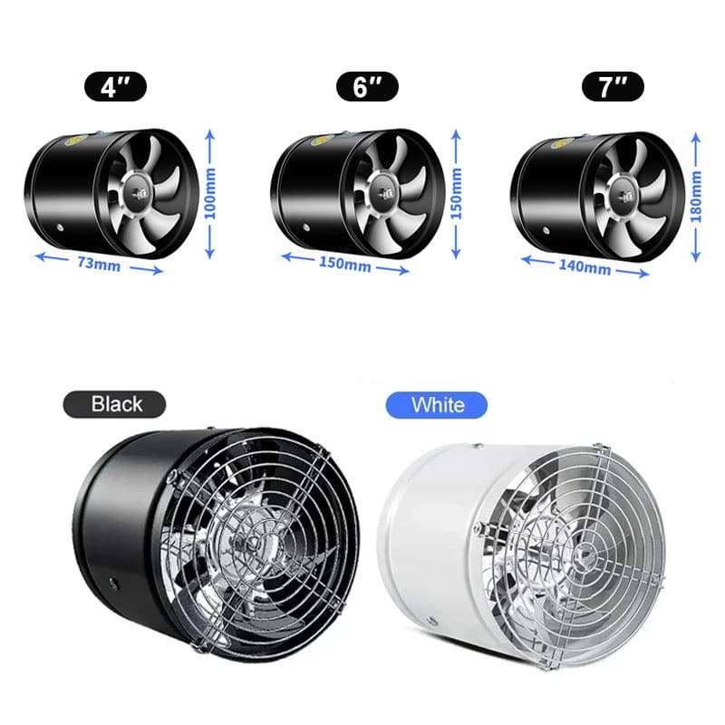 Quiet Exhaust Fan with Copper Motor for Efficient Airflow