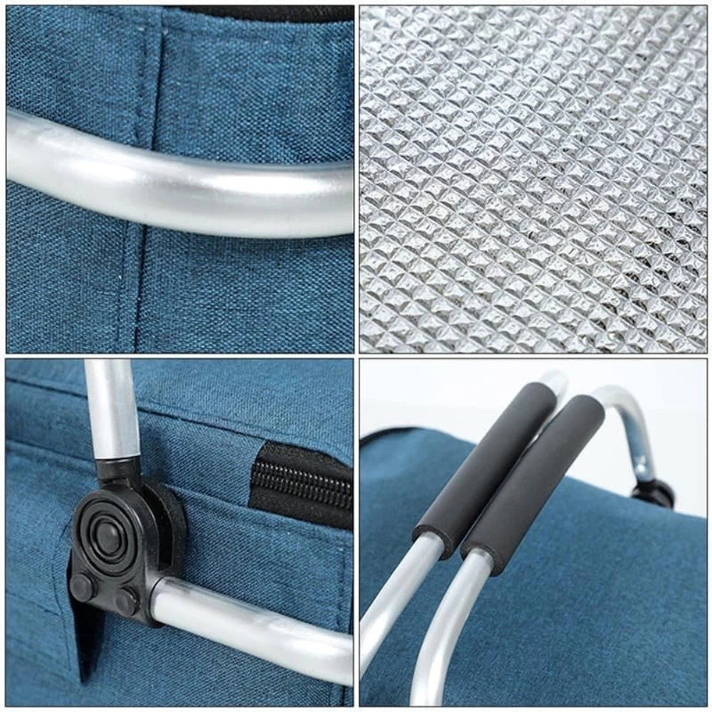 Collapsible Waterproof Picnic Basket with Leakproof Lining
